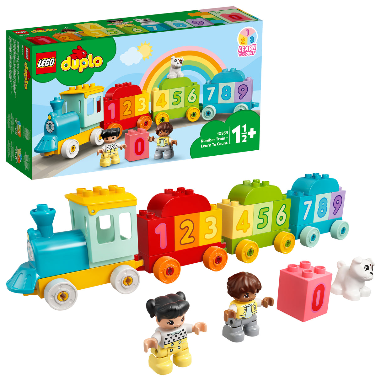 LEGO DUPLO NUMBER TRAIN - LEARN TO COUNT 10954 AGE: 1 1/2+