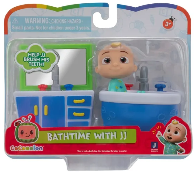 Cocomelon Bathtime With Jj Playset