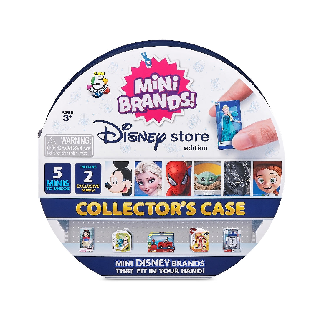 5 Surprise Disney Store Mini Brands Collector's Case