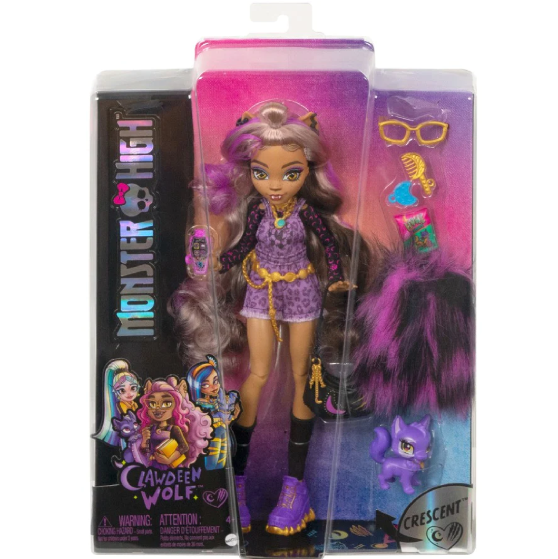 MONSTER HIGH 2022 CLAWDEEN WOLF