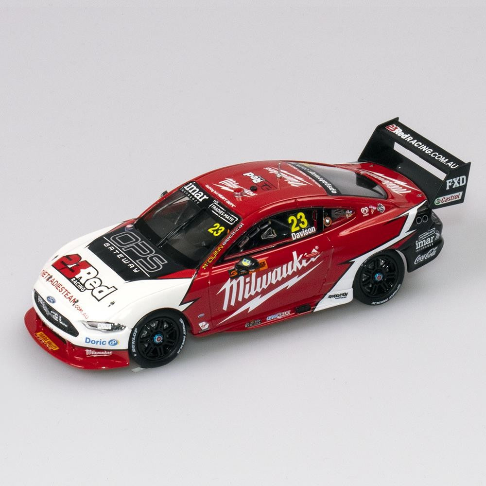 1:43 Milwaukee Racing #23 Ford Mustang Gt Supercar - 2019 Championship Season