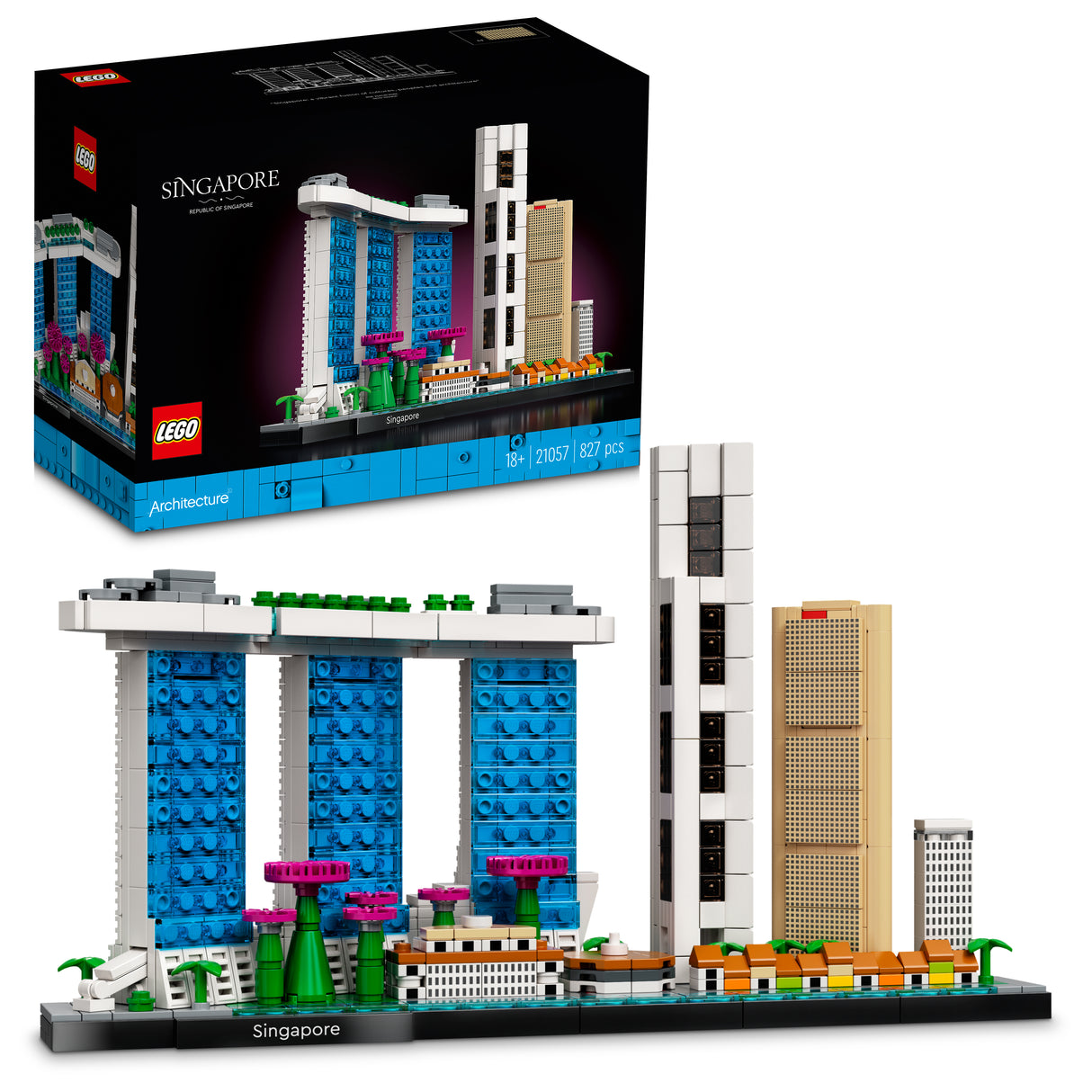 LEGO ARCHITECTURE SINGAPORE 21057 AGE: 18+