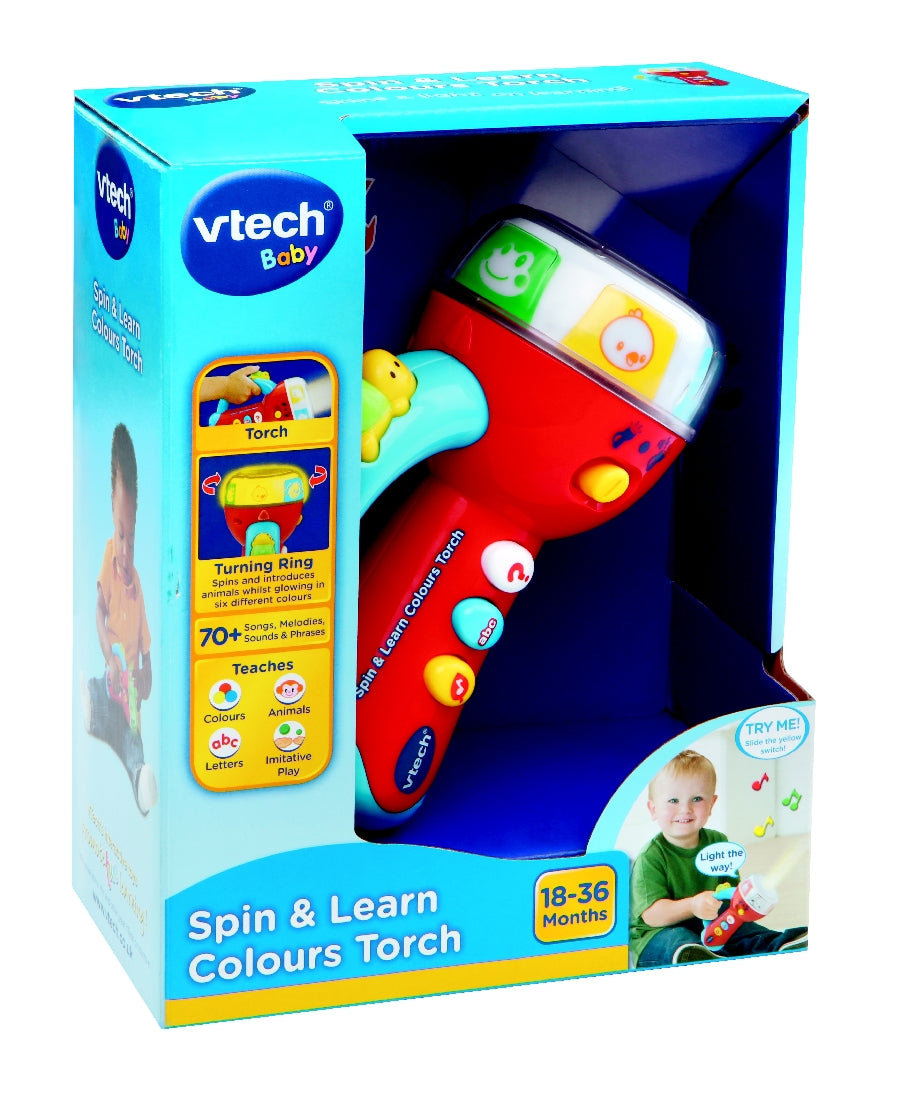 VTECH SPIN & LEARN COLOURS TORCH