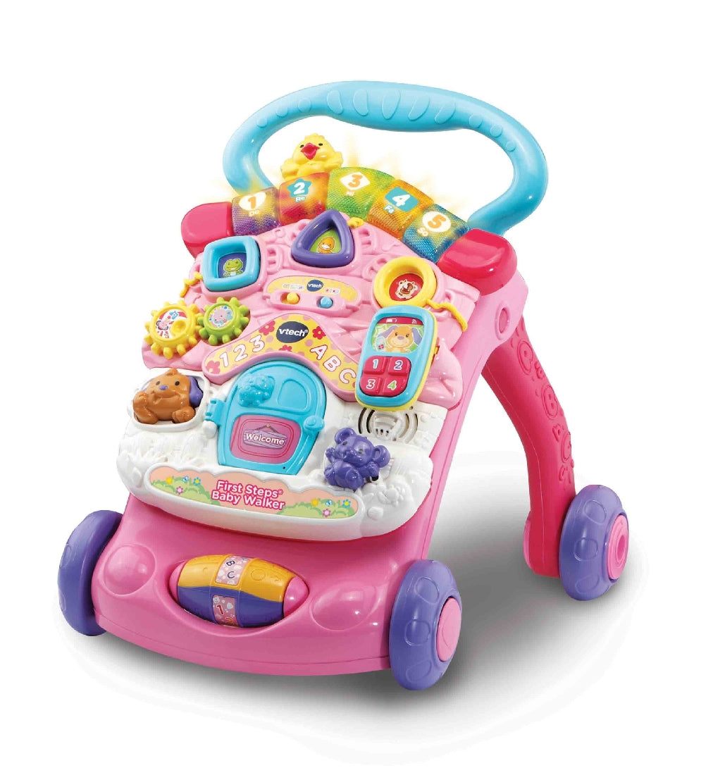 VTECH FIRST STEPS BABY WALKER (PINK)