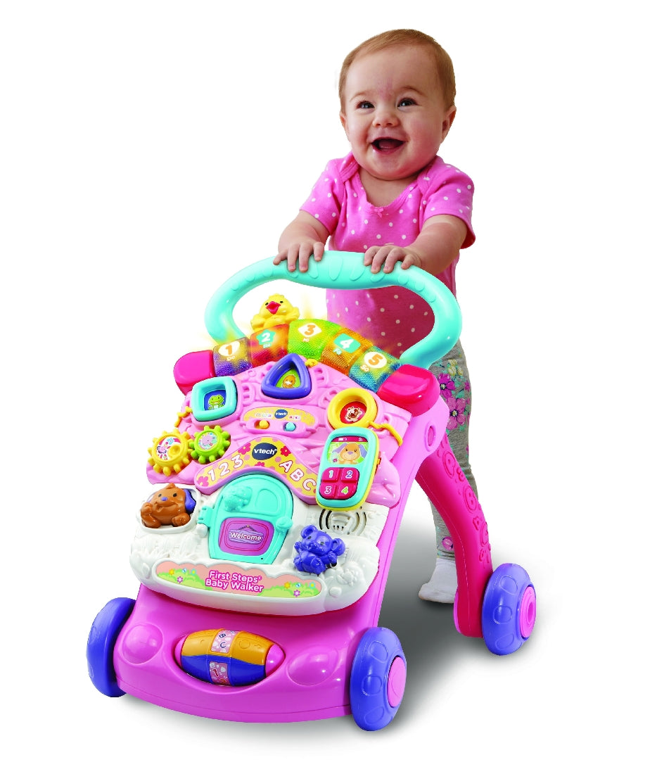 VTECH FIRST STEPS BABY WALKER (PINK)