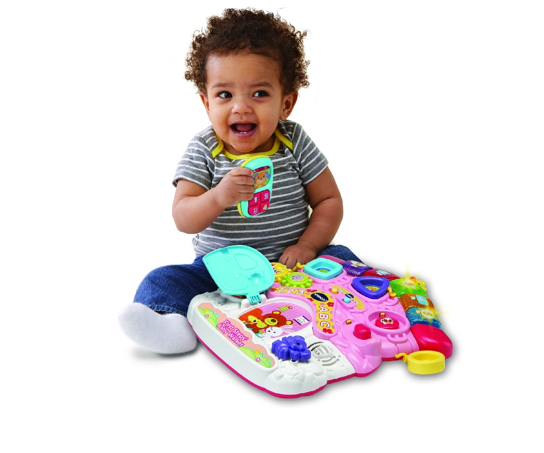 VTECH FIRST STEPS BABY WALKER (PINK)