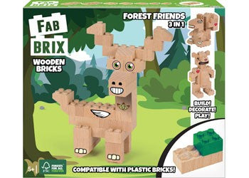 FAB BRIX - FOREST FRIENDS 3-IN-1