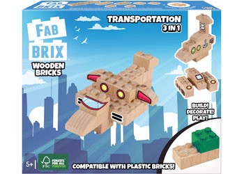 FAB BRIX - TRANSPORTATION 3-IN-1