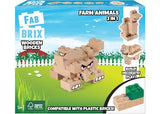 FAB BRIX - FARM ANIMALS 3-IN-1