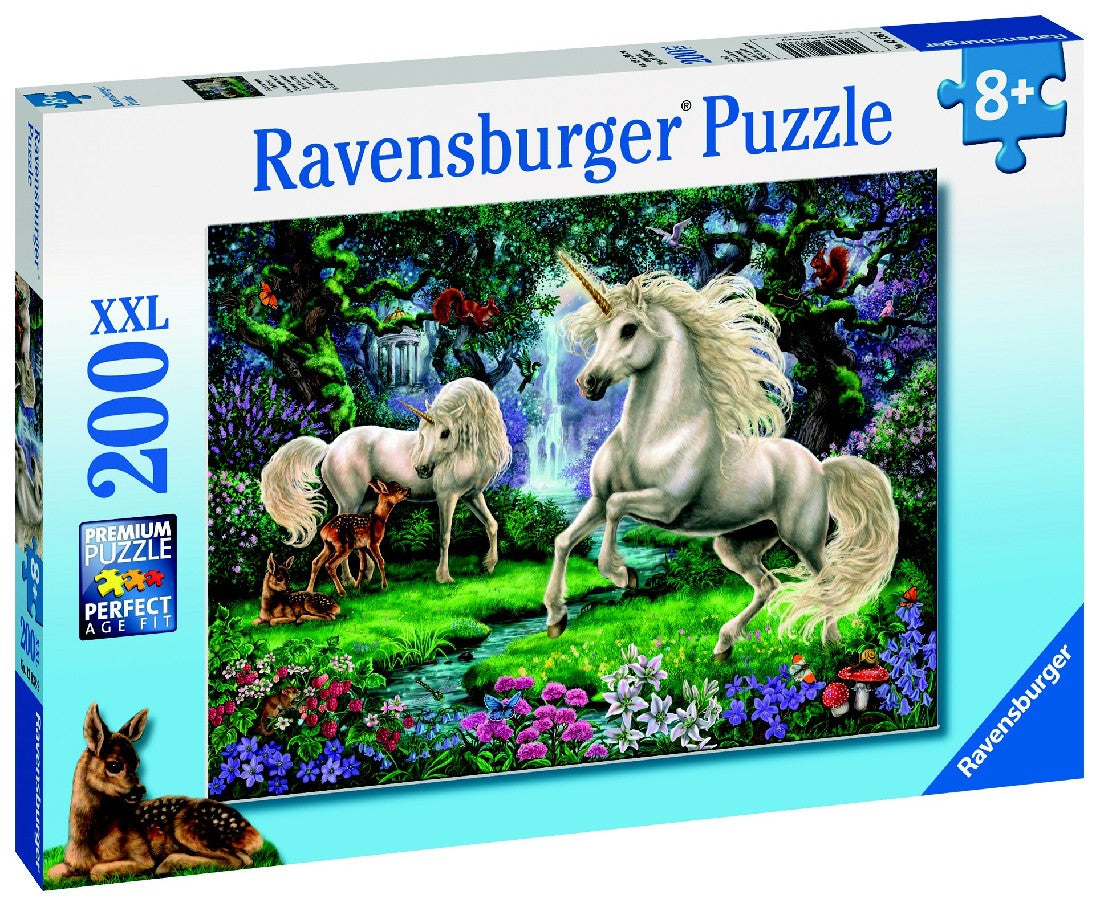 RAVENSBURGER MYSTICAL UNICORNS PUZZLE 200PC