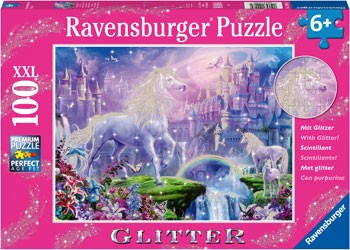 RBURG - UNICORN KINGDOM PUZZLE GLITTER 100PC