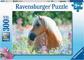 RAVENSBURGER WILDFLOWER PONY PUZZLE 300PC