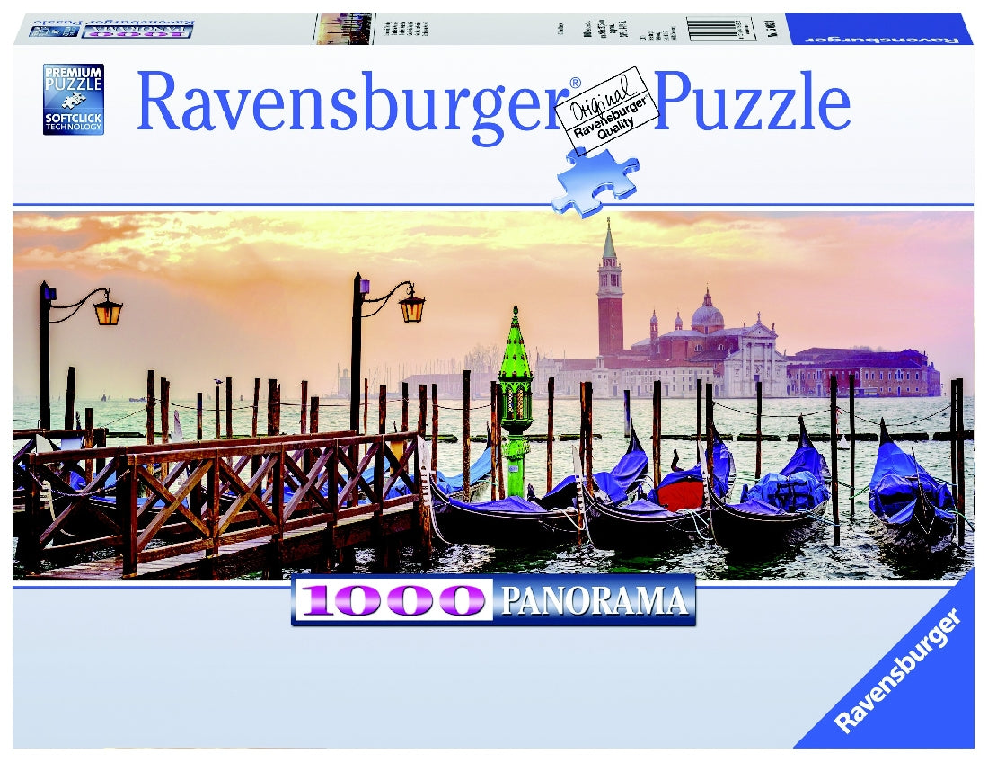 RAVENSBURGER GONDOLAS IN VENICE PUZZLE 1000PC