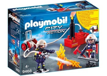 PLAYMOBIL - FIREFIGHTERS WITH PUMP