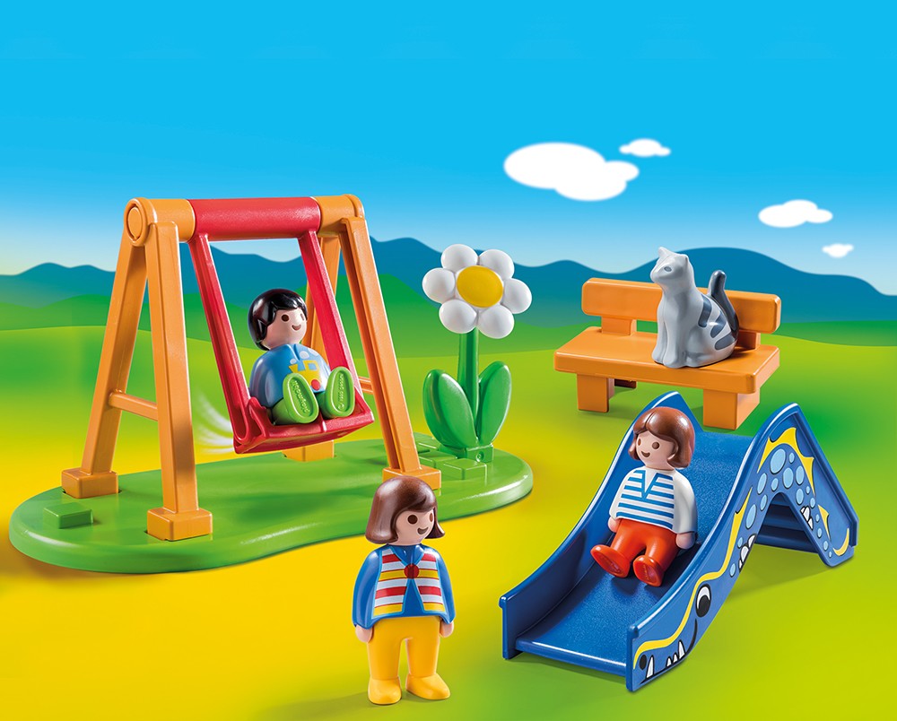 PLAYMOBIL - 1.2.3. CHILDRENS PLAYGROUND