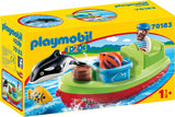 PLAYMOBIL - 1.2.3 FISHERMAN WITH BOAT