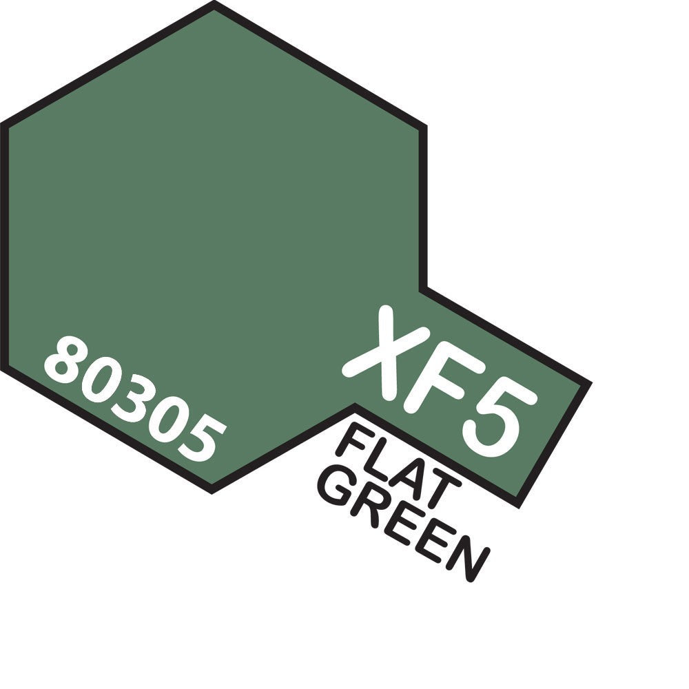 TAMIYA XF-5 FLAT GREEN ENAMEL
