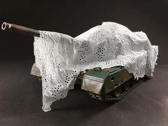 Afv Extra Thin Camouflag Net Snow Gray