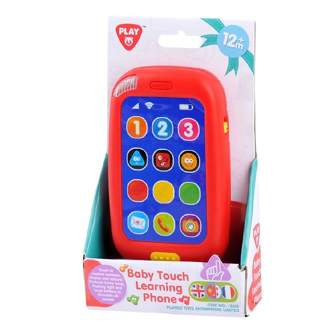 Playgo Baby Touch Learning Phone - Red