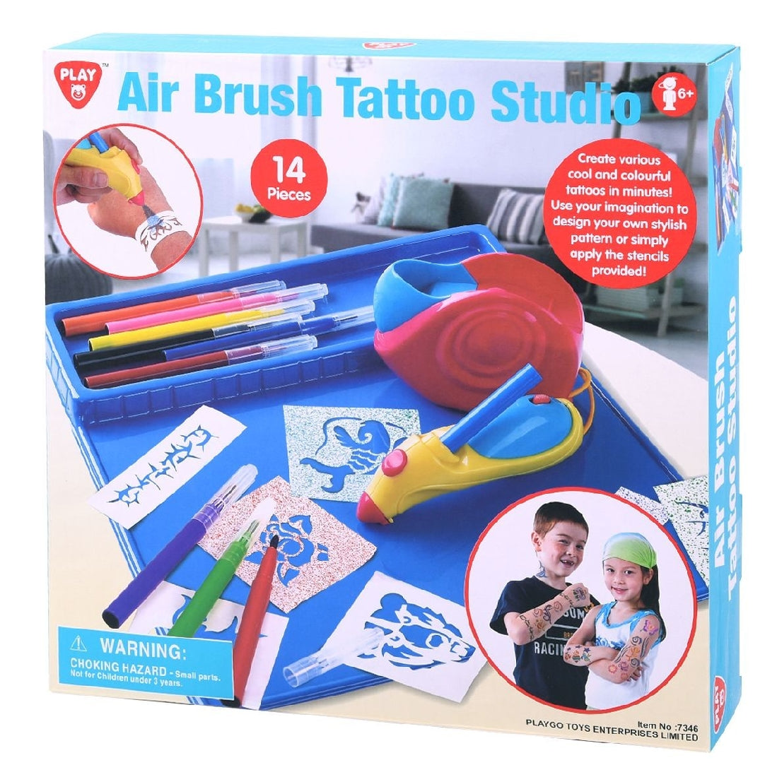 Playgo Air Brush Tattoo Kit