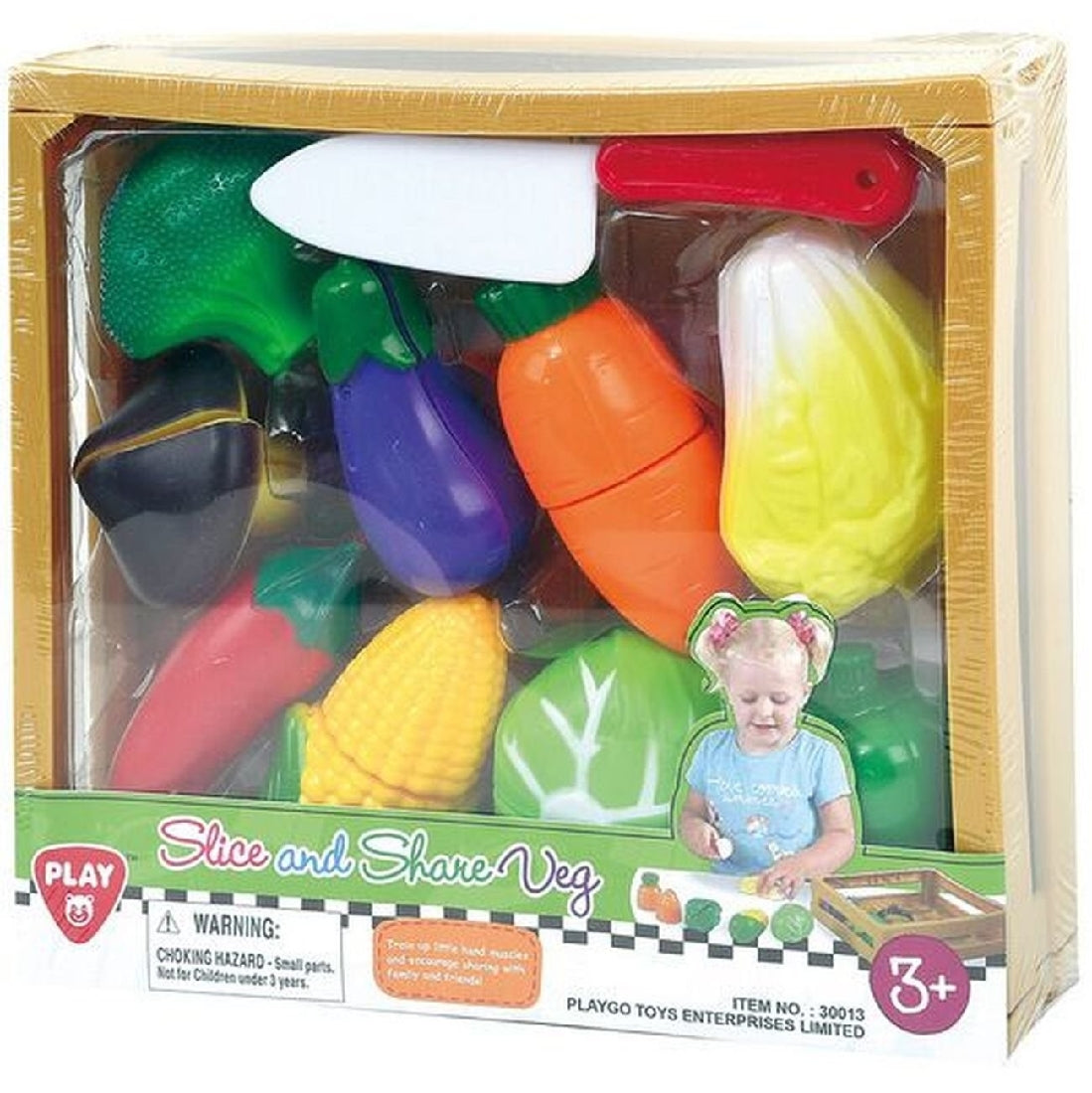 PLAYGO TOYS SLICE AND SHARE VEG