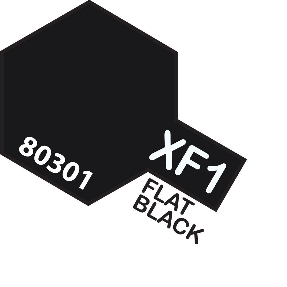 TAMIYA XF-1 FLAT BLACK ENAMEL 2