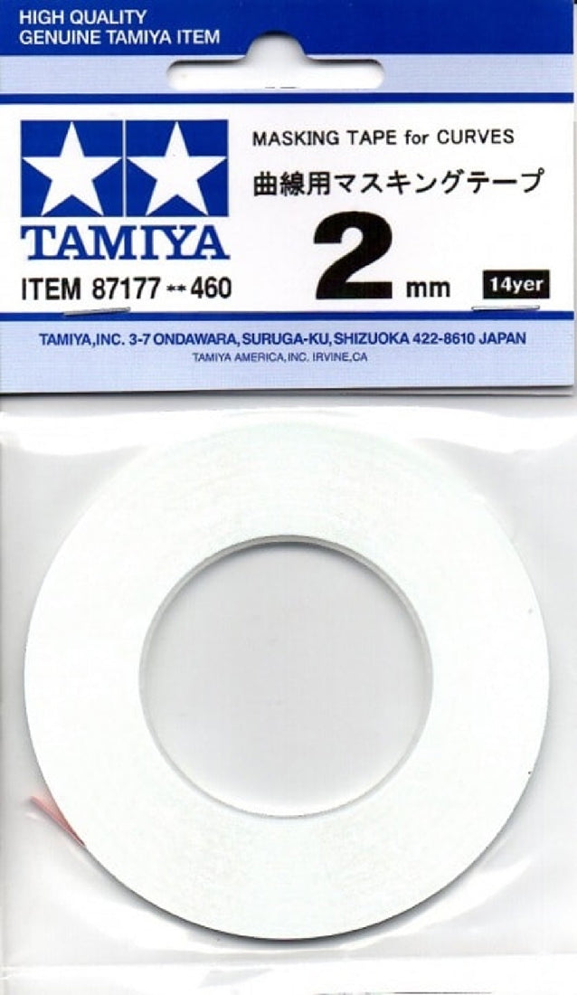 Tamiya Masking Tape for Curves 2mm