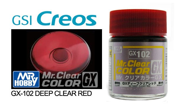 MR CLEAR COLOR GX CLEAR DEEP RED
