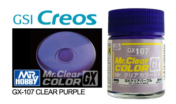 MR CLEAR COLOR GX CLEAR PURPLE