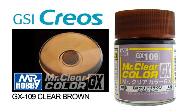 MR CLEAR COLOR GX CLEAR BROWN