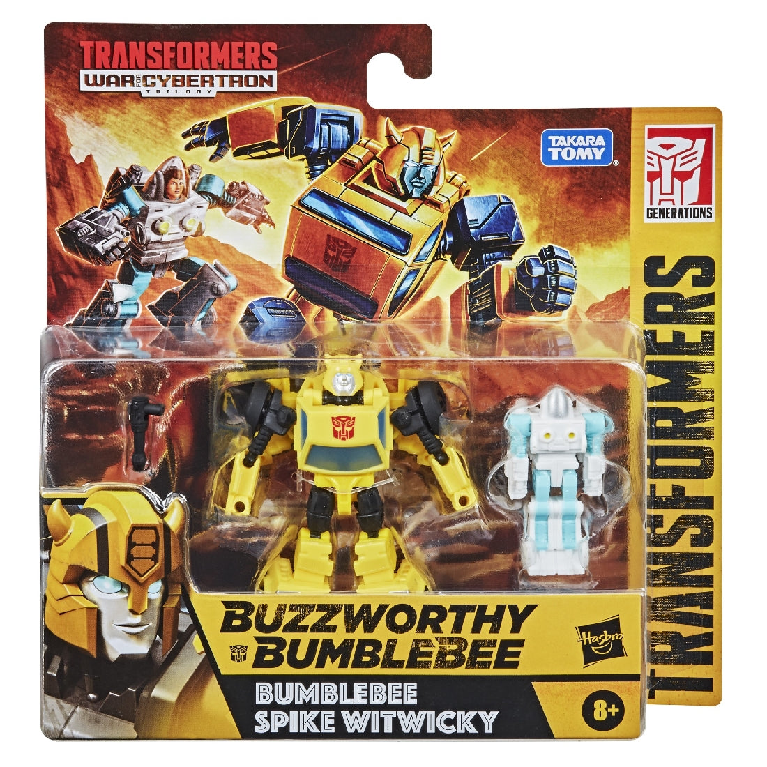 TRANSFORMERS WAR FOR CYBERTRON CORE SCALE 2PCK - BUMBLEBEE & SPIKE WITWICKY