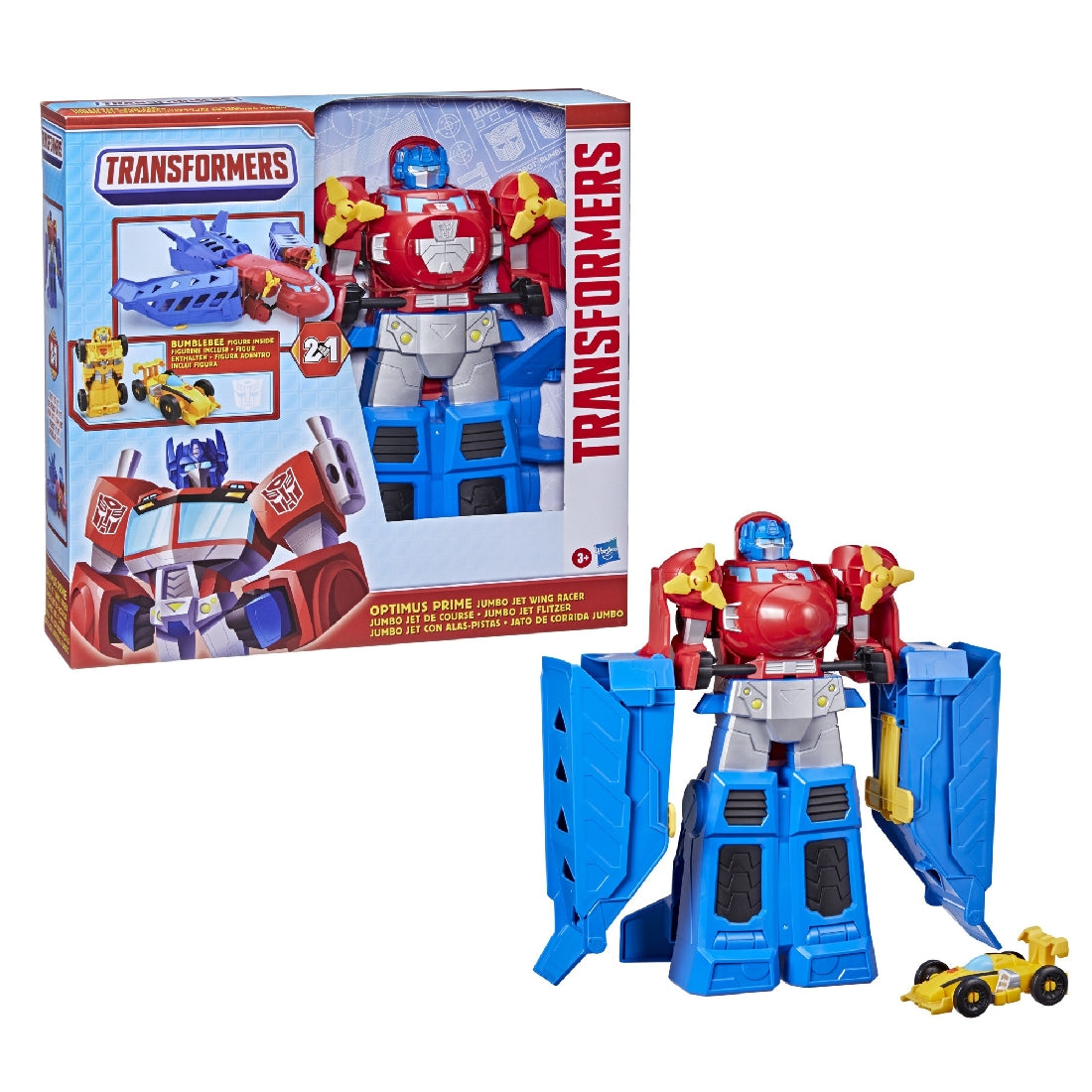 Transformers Jumbo Jet Wing Racer - Optimus Prime
