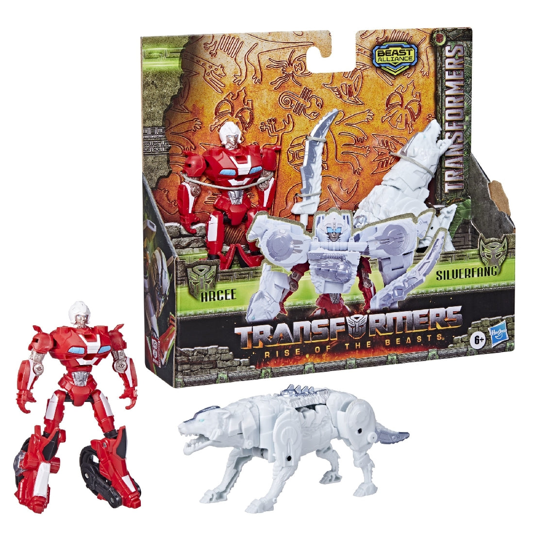 Transformers Rise Of The Beasts Beast Combiner 2pk - Arcee And Silverfang