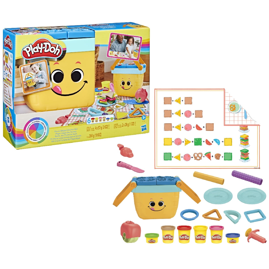 PLAY DOH PICNIC SHAPES STARTER SET