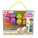 Tomy Hide & Squeak Egg & Spoon Set