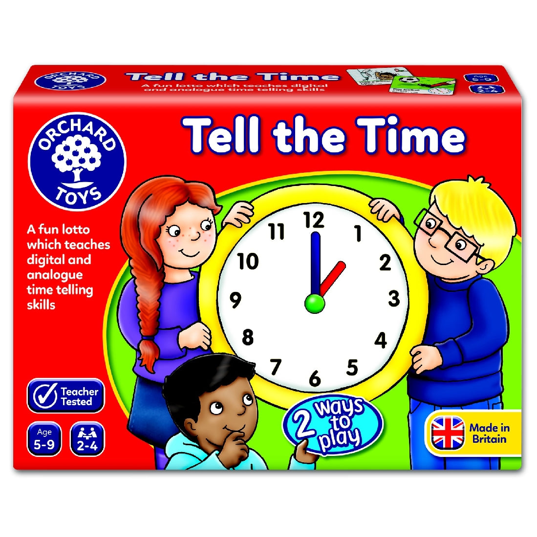 ORCHARD TOYS - TELL THE TIME LOTTO