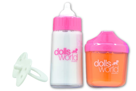 DOLLS WORLD MAGIC BOTTLES & DUMMY