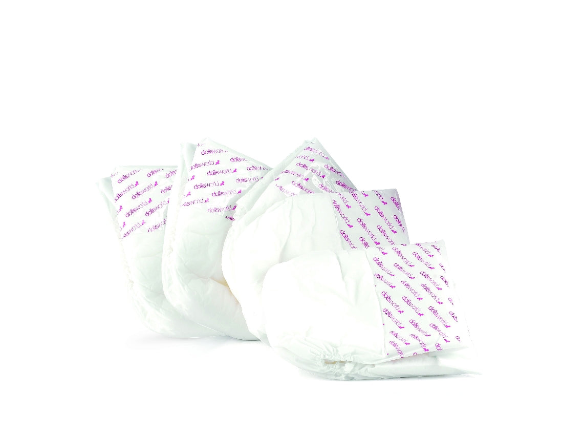 Dolls World Nappies 5 Pack