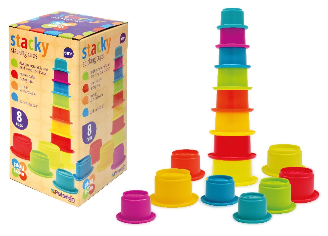 P&L STACKY STACKING CUPS 8PK