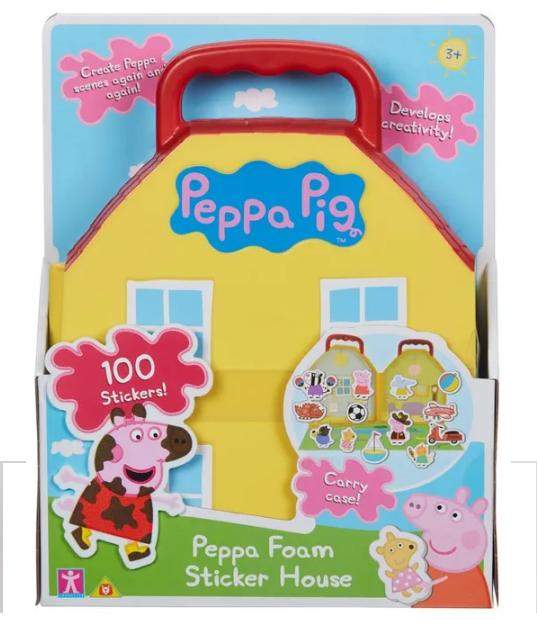 PEPPA PIG - FOAM CUTOUTS STICKER HOUSE