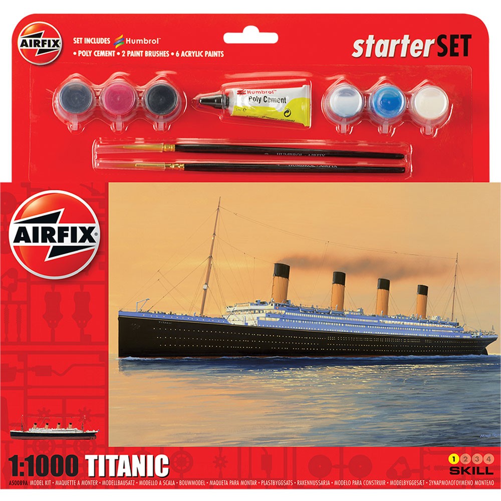 AIRFIX 1/1000 RMS TITANIC STARTER
