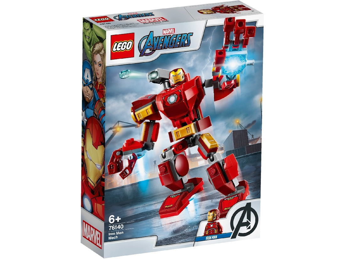 LEGO MARVEL SUPER HEROES IRON MAN MECH 76140 AGE: 6+