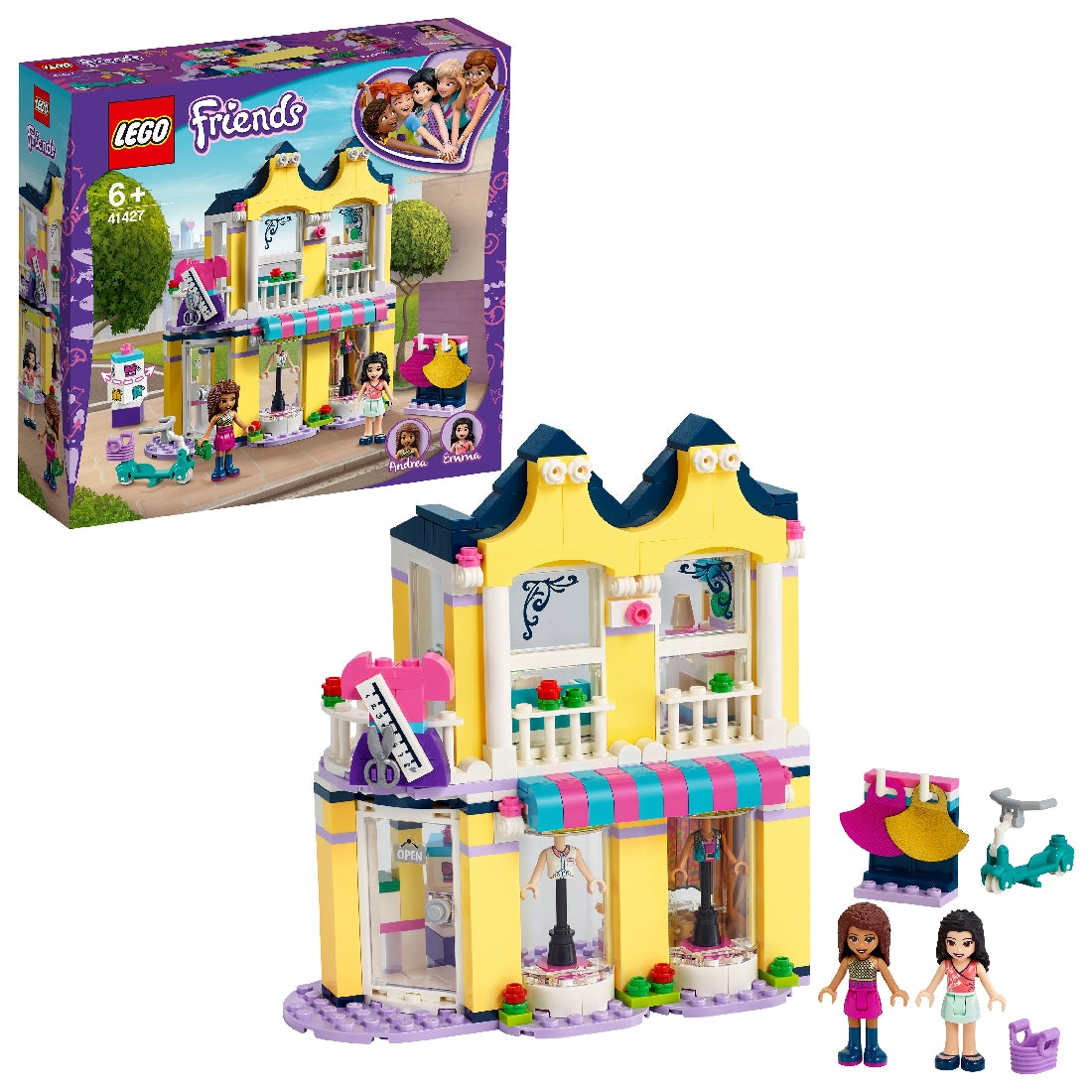 LEGO FRIENDS EMMA'S FASHION SHOP 41427 AGE: 6+