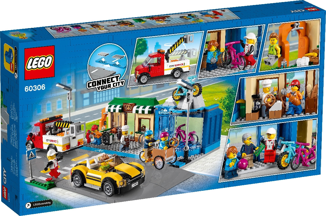 LEGO CITY SHOPPING STREET 60306 AGE: 6+