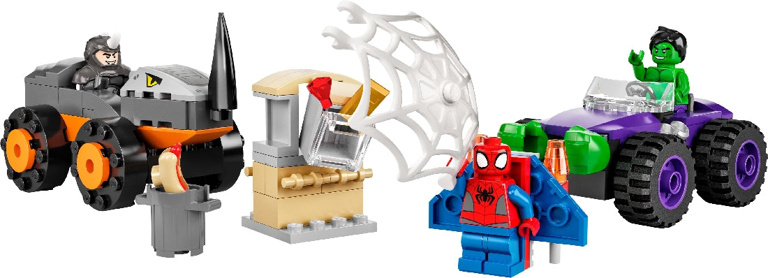 LEGO MARVEL SPIDER-MAN HULK VS RHINO TRUCK SHOWDOWN 10782 AGE: 4+