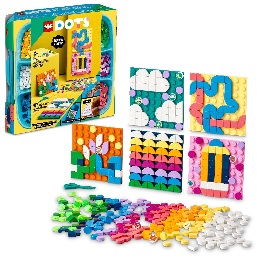 LEGO DOTS ADHESIVE PATCHES MEGA PACK 41957 AGE: 6+