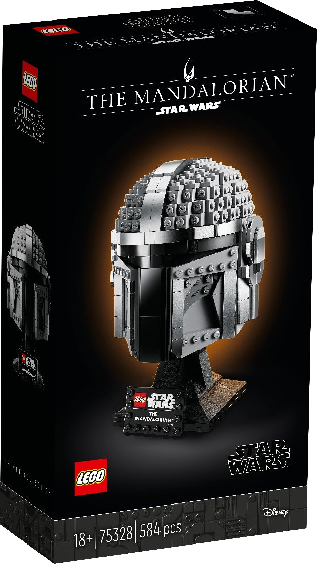 LEGO STAR WARS THE MANDALORIAN HELMET 75328 AGE: 18+