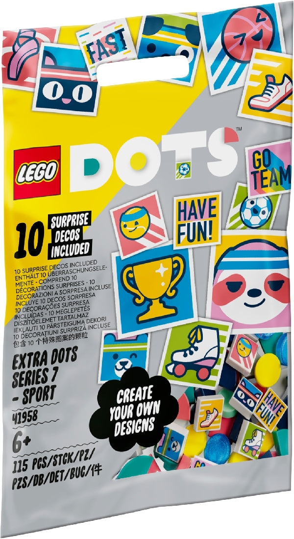 LEGO DOTS EXTRA DOTS SERIES 7 - SPORT 41958 AGE: 6+