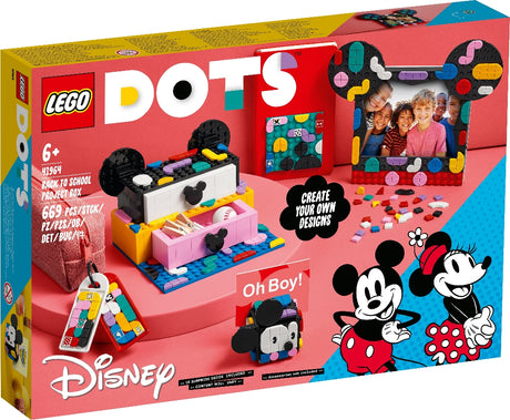 LEGO Dots Mickey Mouse & Minnie Mouse Back-to-school Creative Box 41964 Age: 7+
