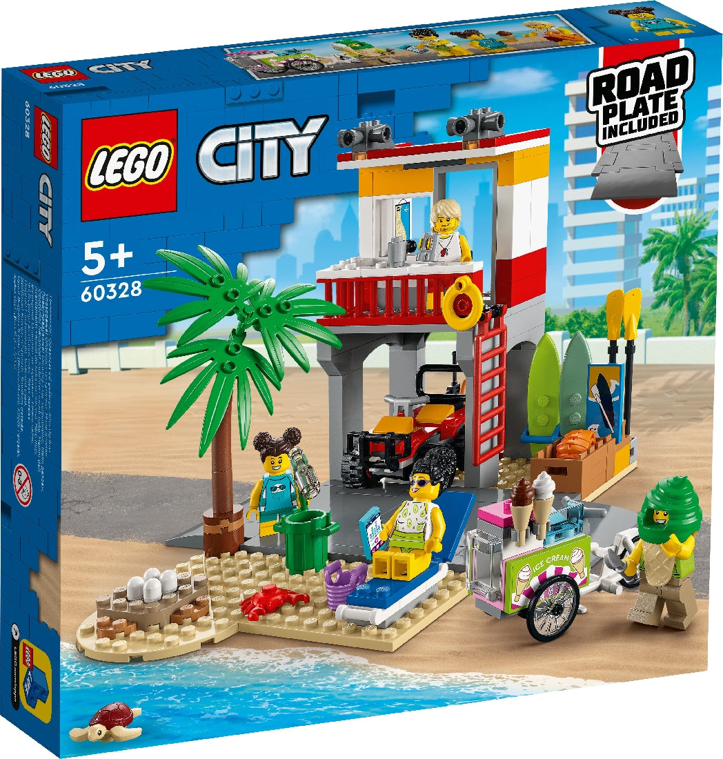 LEGO CITY BEACH LIFEGUARD STATION 60328 AGE: 5+